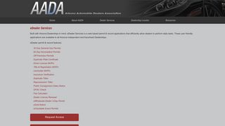 eDealer Services - Arizona Automobile Dealers Association // AADA