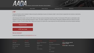 eTRP - Arizona Automobile Dealers Association // AADA