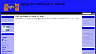 Check out CadetNet- the Intranet for Cadets! | 210 Squadron ...