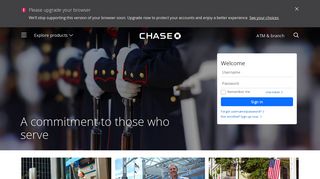 Banking for Military | Chase.com