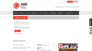 Login - Australian Association of Gerontology
