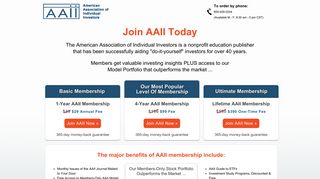 Join AAII - AAII: The American Association of Individual Investors