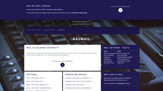 AAUmail - AAU It Services