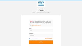 Login - Volunteers Call Campaign - Aam Aadmi Party