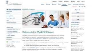ERAS® for Programs - ERAS - Services - AAMC