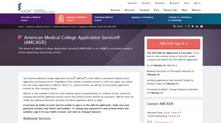 American Medical College Application Service® (AMCAS®)