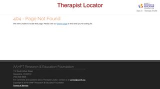 Advertising with AAMFT - Therapist Locator