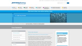 Jack Henry Banking – Silverlake Core Banking System