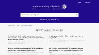 NRP Providers - American Academy of Pediatrics Support