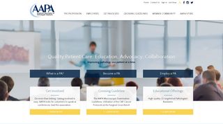 American Association of Pathologists' Assistants (AAPA)