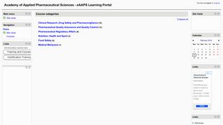Academy of Applied Pharmaceutical Sciences - eAAPS Learning Portal