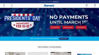Aaron's: Rent to Own Furniture, Electronics, Appliances | Aaron's