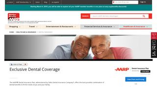 Exclusive Dental Coverage - AARP Member Advantages