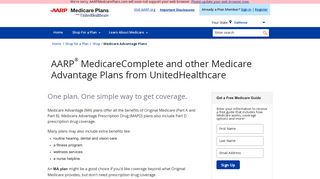 AARP® Medicare Advantage Plans from UnitedHealthcare®