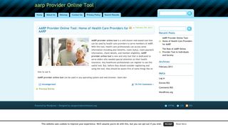 aarp Provider Online Tool