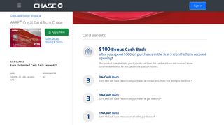 Chase AARP Credit Card | Chase.com