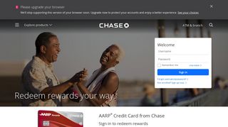 Manage Rewards | AARP® Credit Card | Chase.com