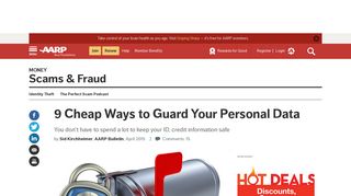 Cheap Ways to Protect From Identity Theft - AARP