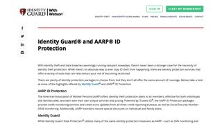 Identity Guard® and AARP® ID Protection