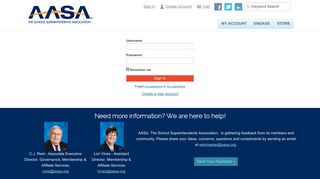 Login - aasa.org - AASA | The School Superintendents Association