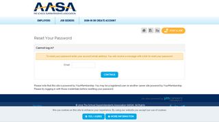 Login Trouble - AASA, The School Superintendents Association