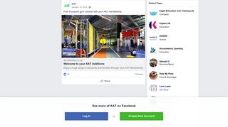 Free Incorpore gym voucher with your AAT membership - Facebook
