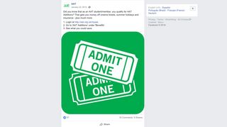 AAT - Did you know that as an AAT student/member, you... | Facebook