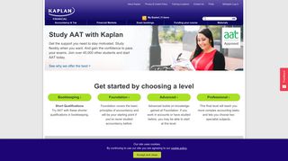 AAT Accounting Qualification | AAT Courses | Kaplan Financial
