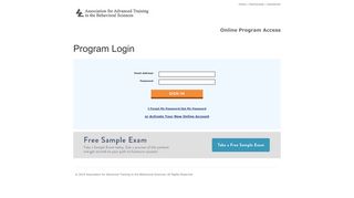 Online Program Access - aatbs