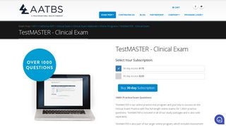 TestMASTER - Clinical Exam - aatbs