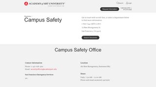 Campus Safety | Academy of Art University