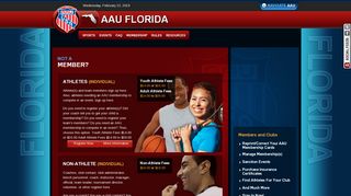 AAU Florida > Membership > Sign Up