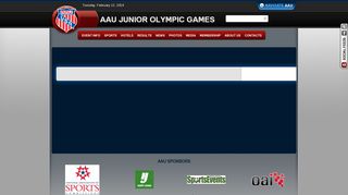 AAU Junior Olympic Games > Login