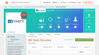 AB Tasty Reviews 2019 | G2 Crowd