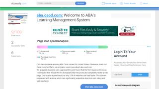 Access aba.csod.com. Welcome to ABA's Learning Management System