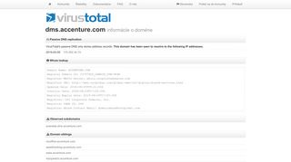 dms.accenture.com domain information - VirusTotal