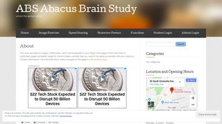 About « ABS Abacus Brain Study