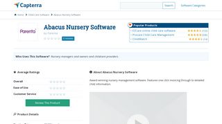 Abacus Nursery Software Reviews and Pricing - 2019 - Capterra