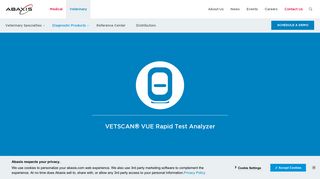VetScan VUE - Abaxis | Better at Point of Care