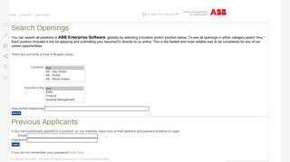 Job search | ABB