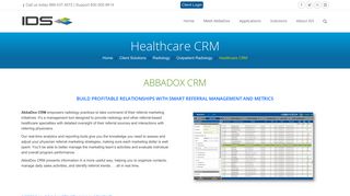 Healthcare CRM - IDS AbbaDox