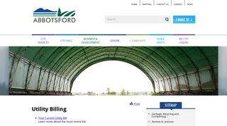 City of Abbotsford - Utility Billing