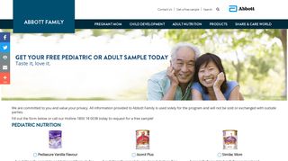Registration | abbottnutrition.com.my - Abbott Nutrition Malaysia