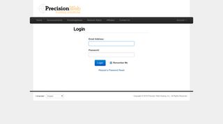 Billing Login - Precision Web Hosting