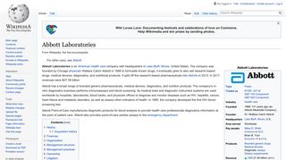 Abbott Laboratories - Wikipedia
