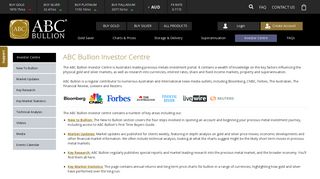 Investor Centre | ABC Bullion