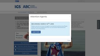 Premier Home Warranty | IGS | ABC Home Services