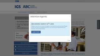Core Home Warranty | IGS | ABC Home Services