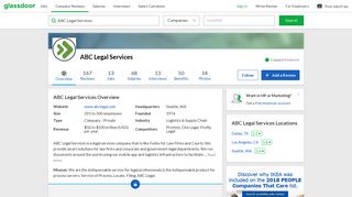 Working at ABC Legal Services | Glassdoor