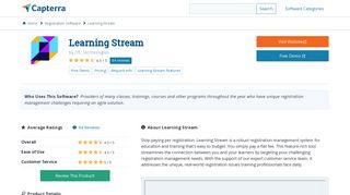 Learning Stream Reviews and Pricing - 2019 - Capterra